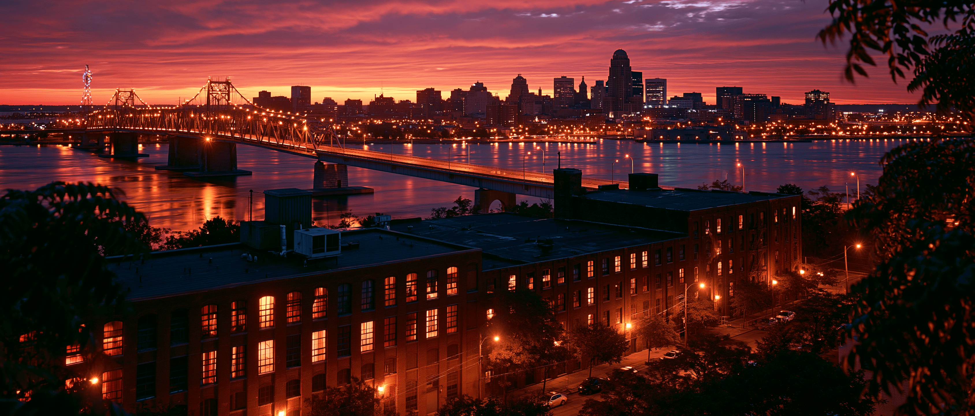 Buffalo Latin dance scene at twilight