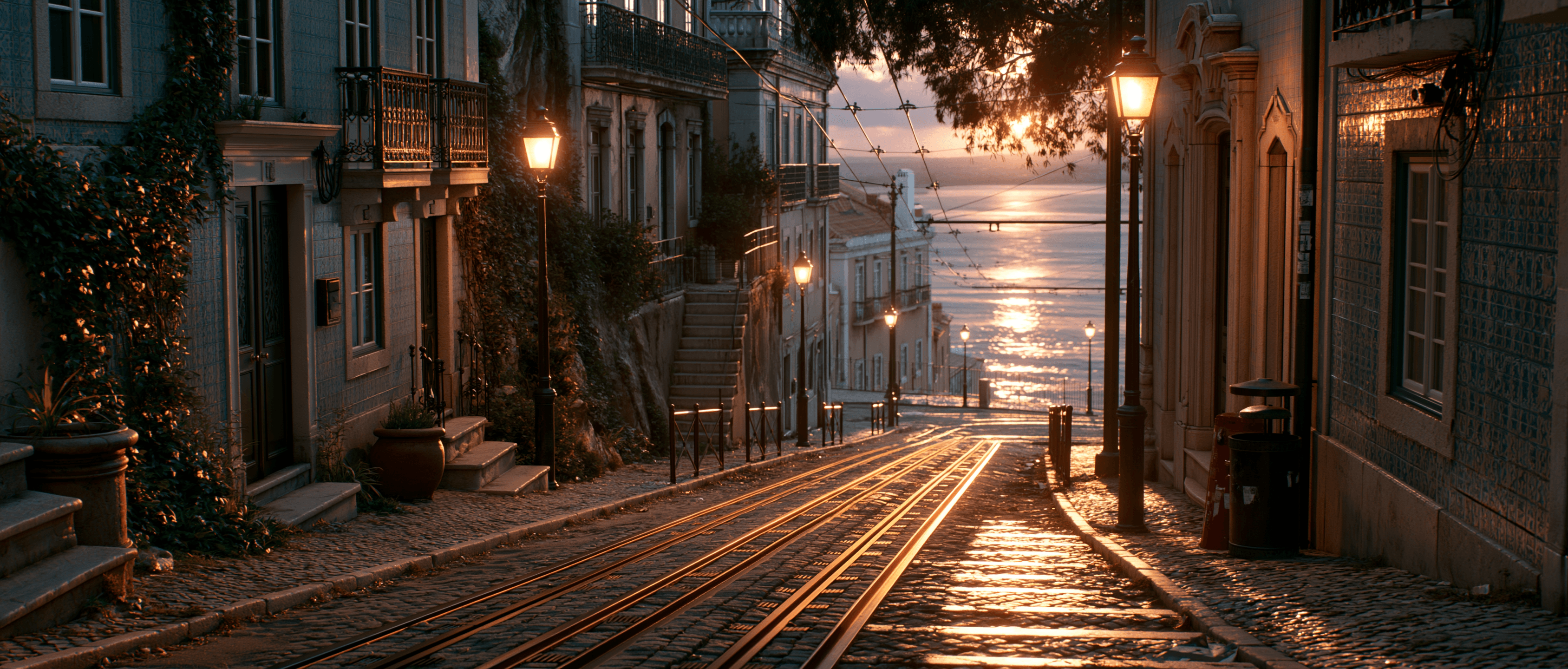 Lisbon Latin dance scene at twilight