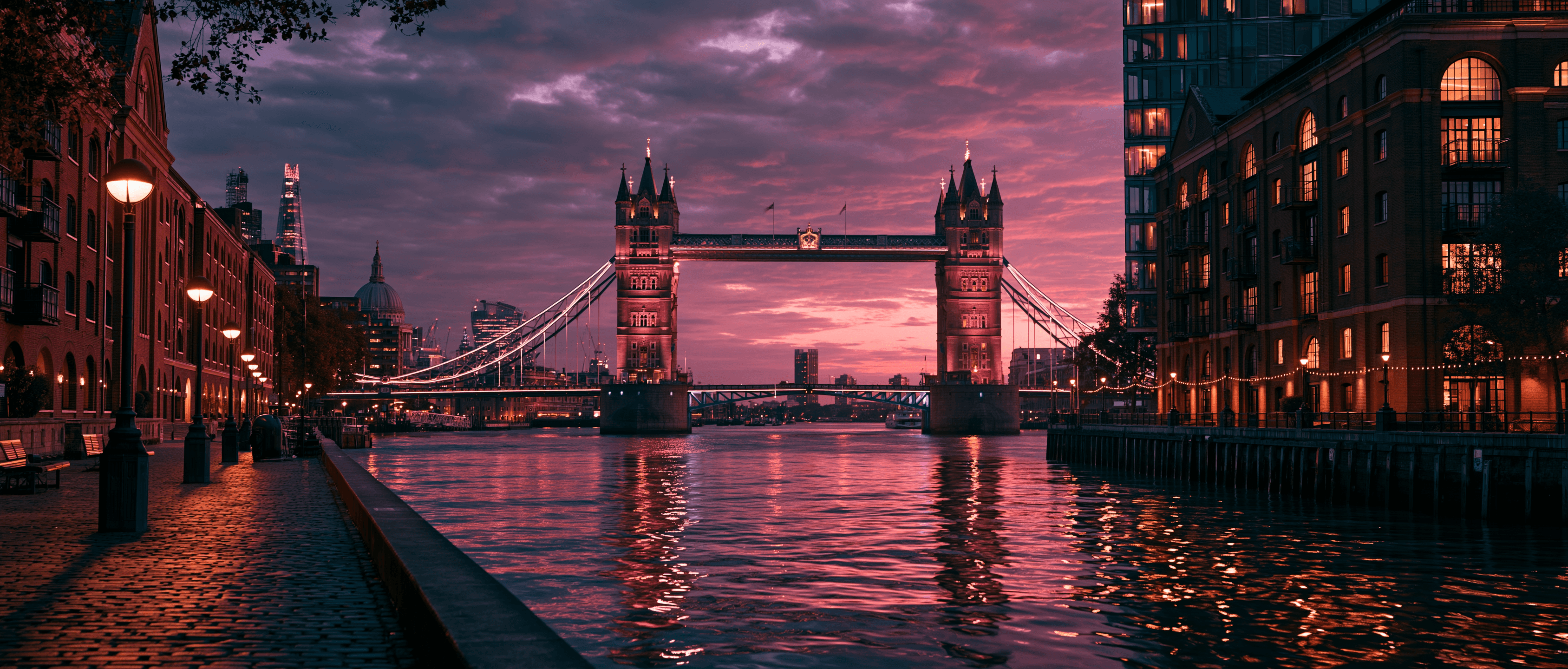London Latin dance scene at twilight
