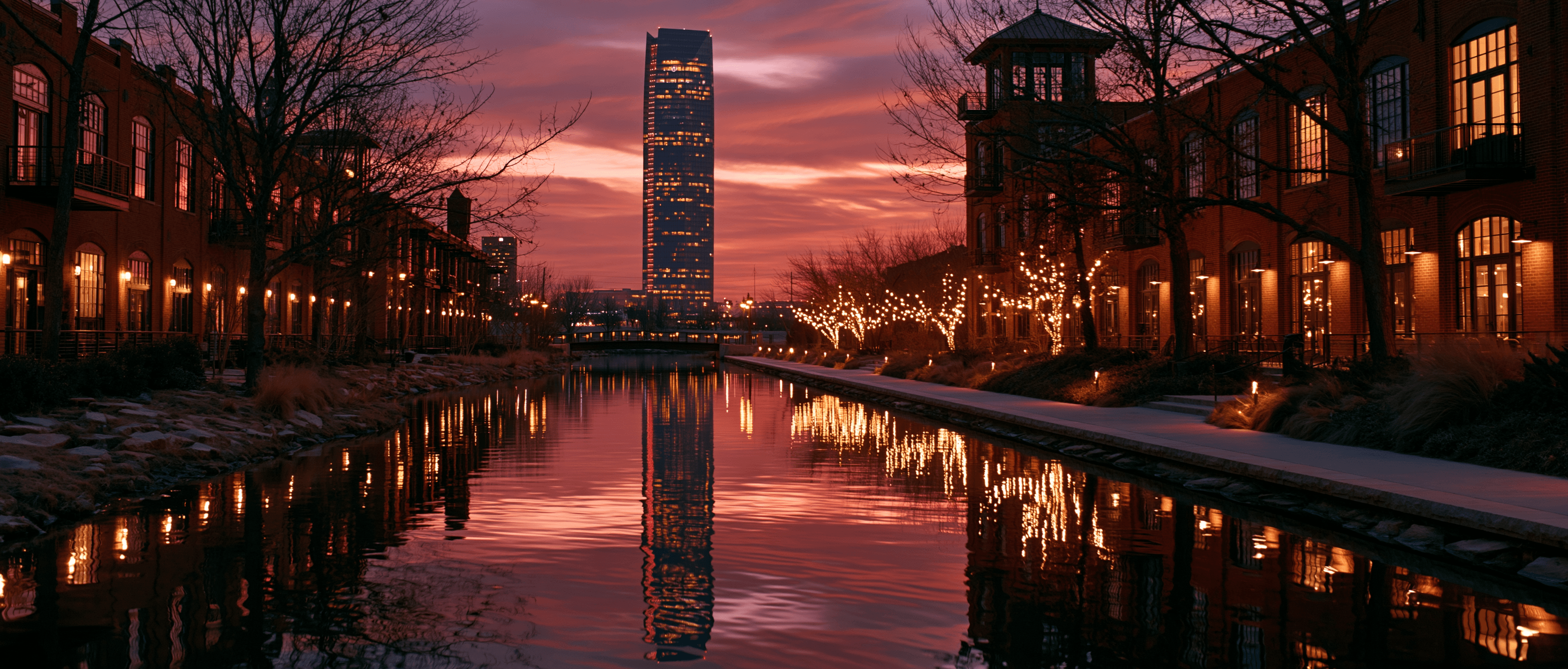 Oklahoma City Latin dance scene at twilight