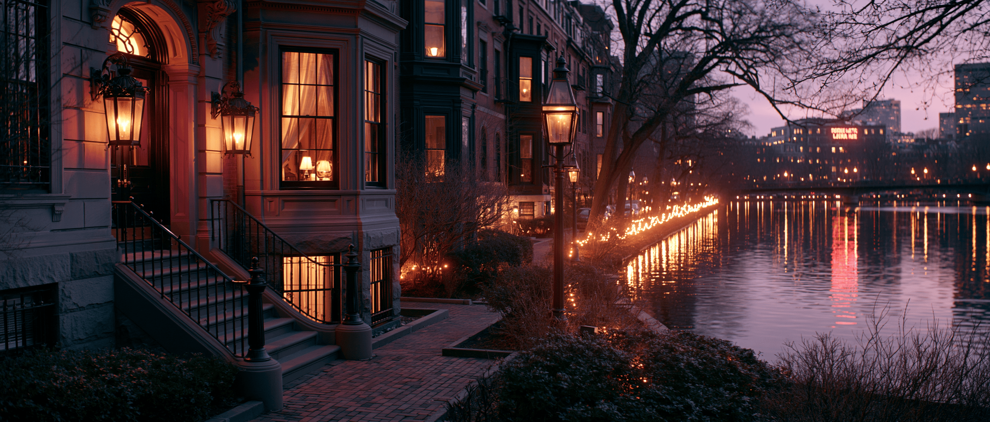 Boston Latin dance scene at twilight