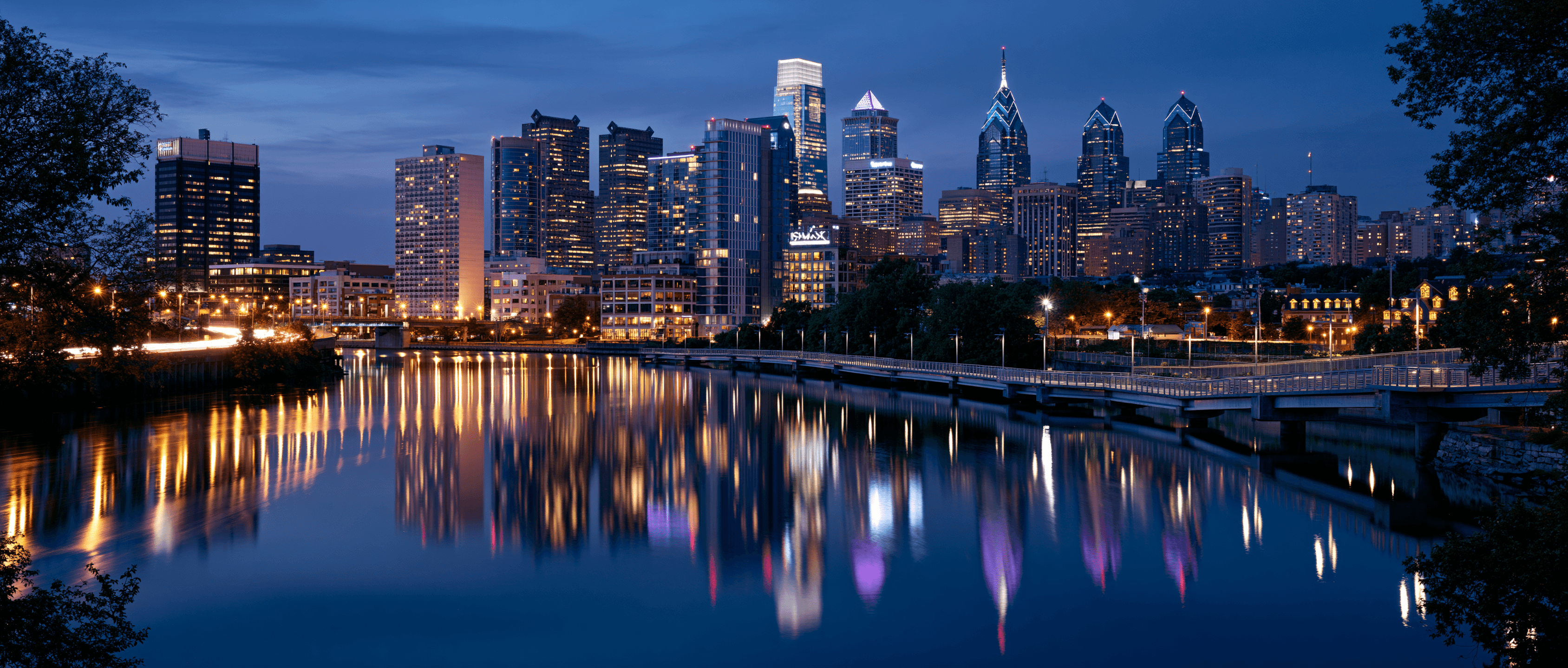 Philadelphia Latin dance scene at twilight