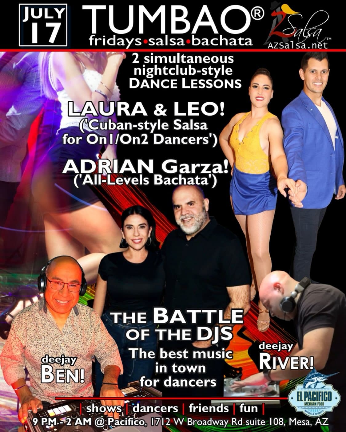 El Pacifico Restaurant & Events Center. Mesa